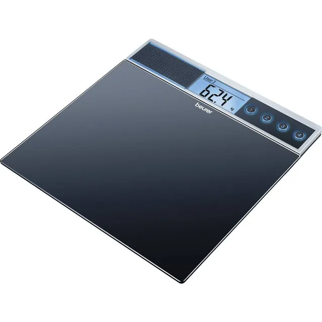 beurer-gs-39-glaswaage-mit-sprachfunktion-und-gro-er-trittfl-che-f-r-senioren-un image 1