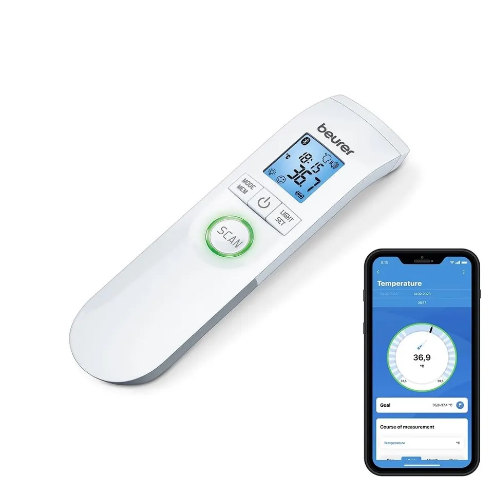 beurer-ft-95-kontaktloses-infrarot-fieberthermometer-mit-bluetooth-app image 1