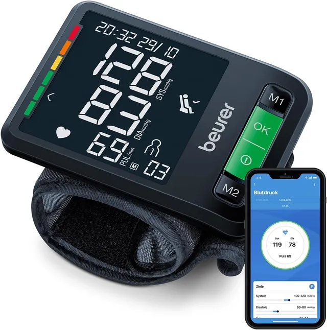 beurer-bc-87-handgelenk-blutdruckmessger-t-mit-app-anbindung-bluetooth-xl-displa image 1