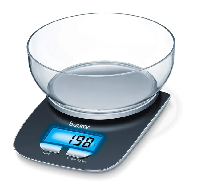 beurer-ks-25-k-chenwaage-mit-1-2l-wiegesch-ssel-digital-3kg-tragkraft-tara-funkt image 1
