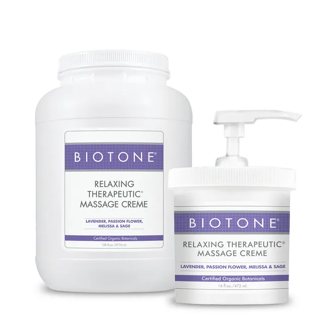 biotone-relaxing-therapeutic-massage-creme-mit-bio-botanicals-entspannend-pflege image 1