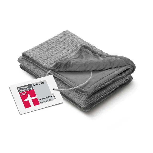 medisana-hb-680-kuschelheizdecke-im-strickmuster-mit-3-temperaturstufen-waschbar image 1