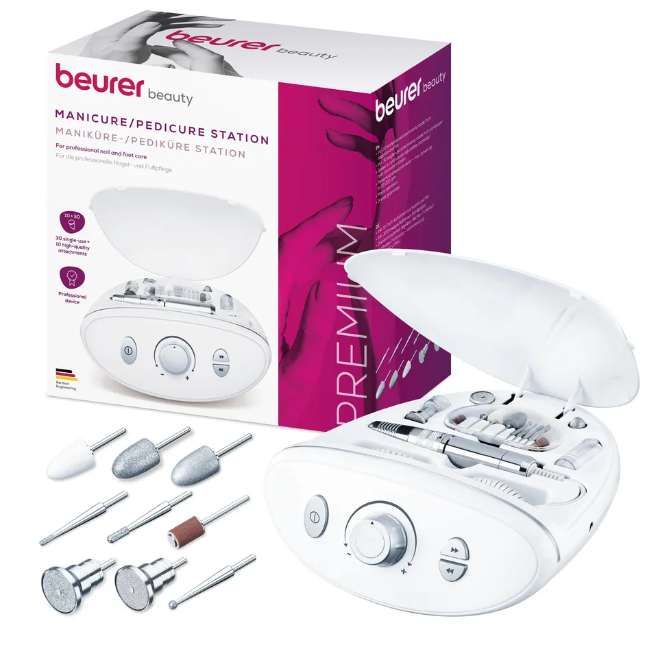 beurer-mp-100-professionelle-manik-re-und-pedik-re-station-mit-10-aufs-tzen image 1