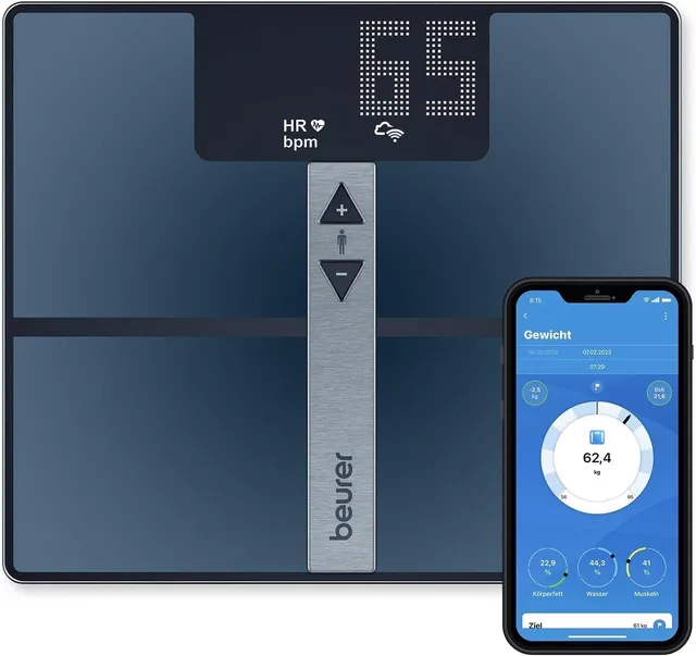 beurer-bf-980-diagnosewaage-mit-wlan-und-bluetooth-app-auswertung-8-benutzer-akk image 1