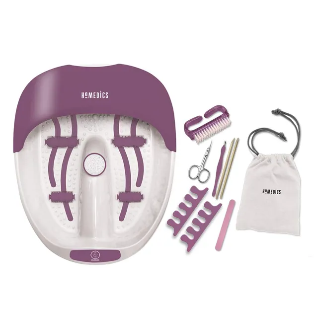 homedics-luxury-nail-care-fu-spa-nagelpflegeset-sprudelbad-massagerollen-warmhal image 1
