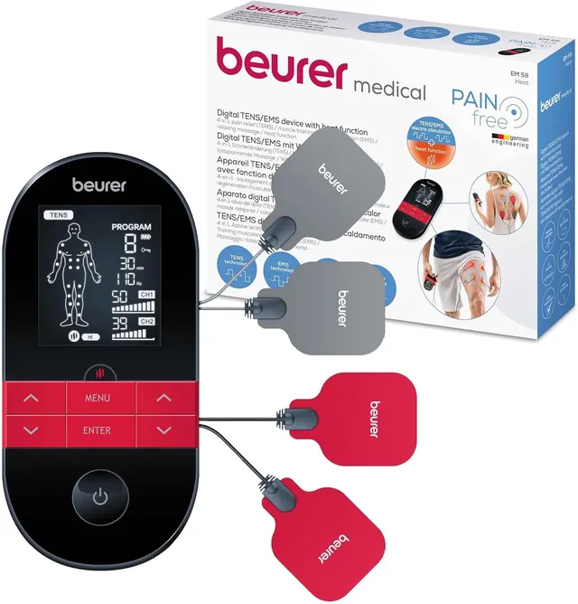 beurer-em-59-heat-digitales-tens-ems-ger-t-4-in-1-schmerztherapie-muskelstimulat image 1