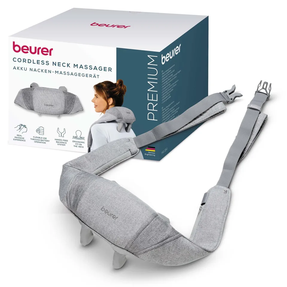 beurer-mg-154-akku-nacken-massageger-t-mit-w-rme-kabellos-bis-2-stunden-6-massag image 1