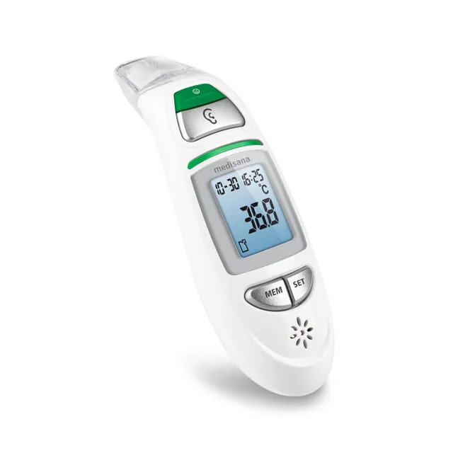 medisana-tm-750-6-in-1-fieberthermometer-stirn-und-ohrthermometer-f-r-baby-kinde image 1