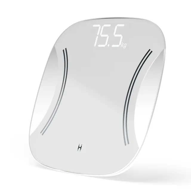 homedics-essentials-xl-display-digitale-personenwaage-mit-extra-gro-em-led-displ image 1
