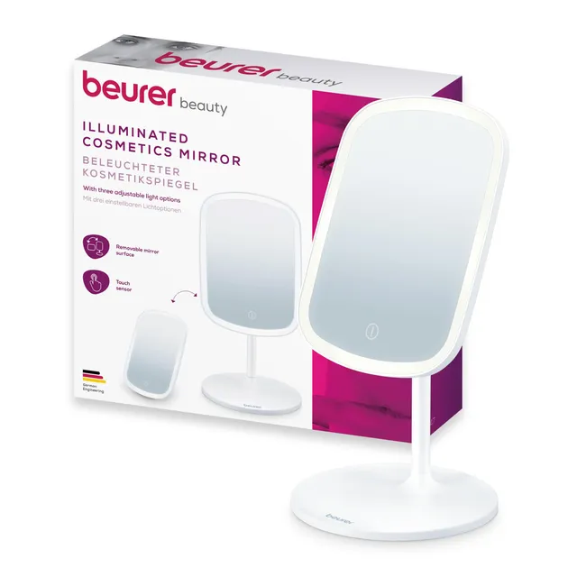 beurer-bs-47-kosmetikspiegel-mit-led-beleuchtung-3-lichtfarben-und-magnethalteru image 1
