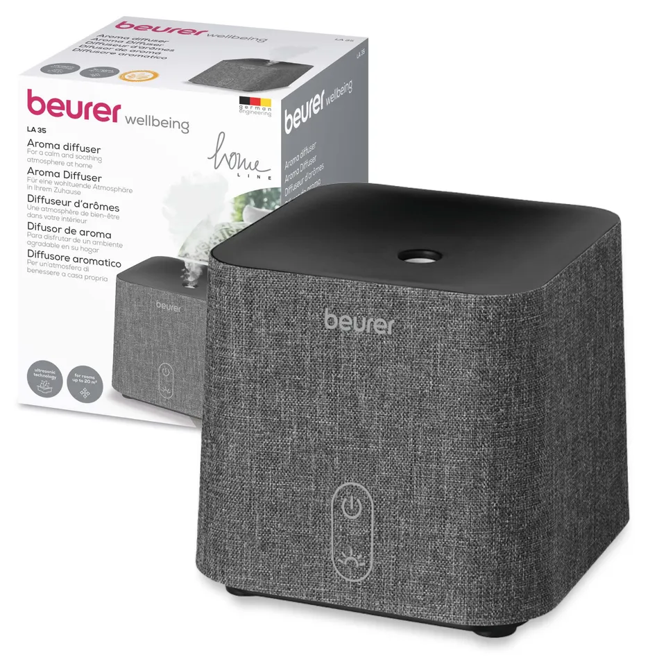 beurer-la-35-aroma-diffuser-ultraschall-f-r-r-ume-bis-20-m-mit-led-licht-energie image 1