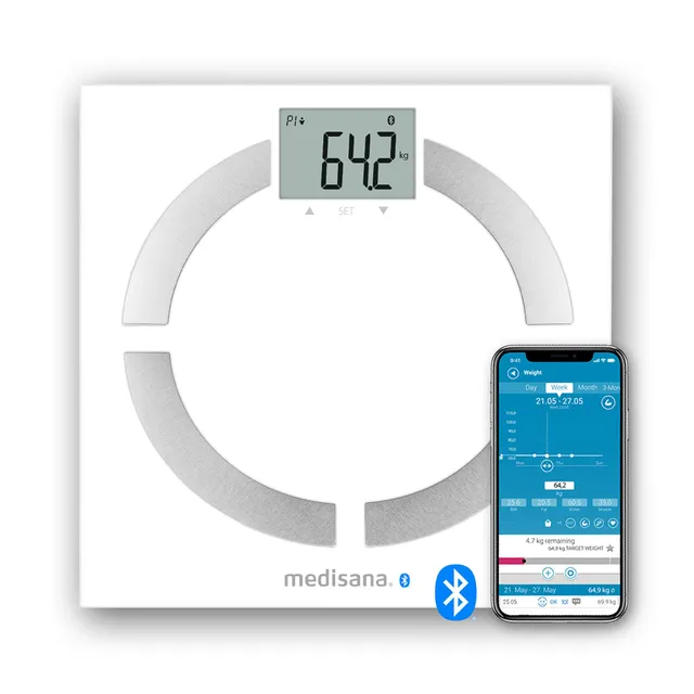 medisana-bs-444-connect-k-rperanalysewaage-mit-bluetooth-app-bis-180-kg image 1