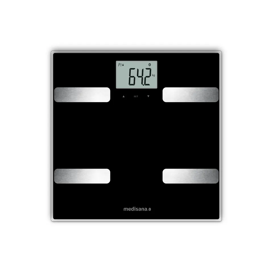 medisana-bs-a41-k-rperanalysewaage-mit-vitadock-app-bluetooth-bis-180-kg-schwarz image 1