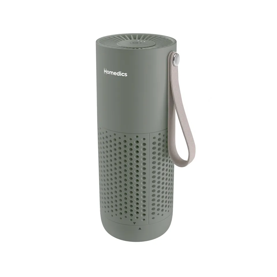 homedics-whisperpure-mini-tragbarer-luftreiniger-mit-hepa-typ-filter-und-8h-akku image 1