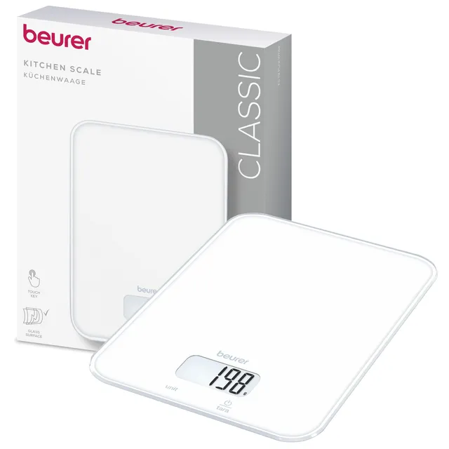 beurer-ks-19-pure-white-digitale-k-chenwaage-tragkraft-5-kg-1-g-genaue-einteilun image 1