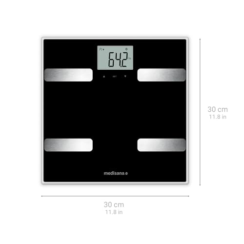 medisana-bs-a41-k-rperanalysewaage-mit-vitadock-app-bluetooth-bis-180-kg-schwarz image 8