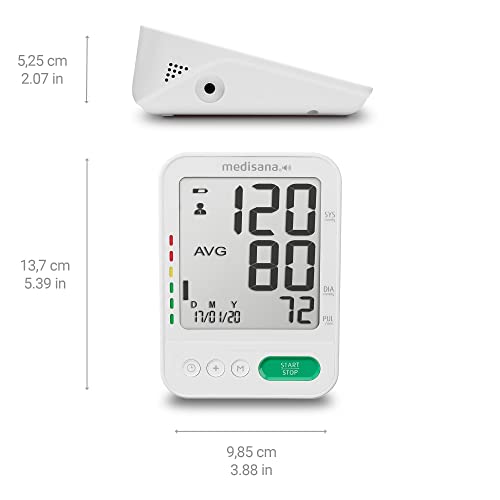 medisana-bu-586-voice-oberarm-blutdruckmessger-t-mit-sprachausgabe-2-benutzerspe image 8