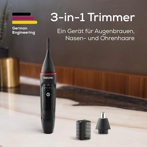 beurer-mn3x-pr-zisionstrimmer-3-in-1-nasen-ohren-und-augenbrauentrimmer-spritzwa image 8