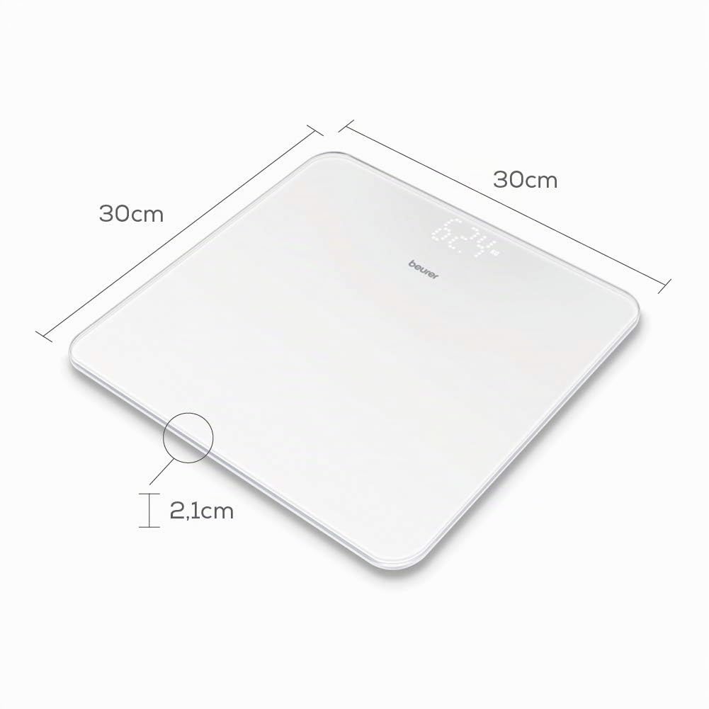 beurer-gs-225-digitale-personenwaage-aus-sicherheitsglas-mit-magic-display-wei-b image 4