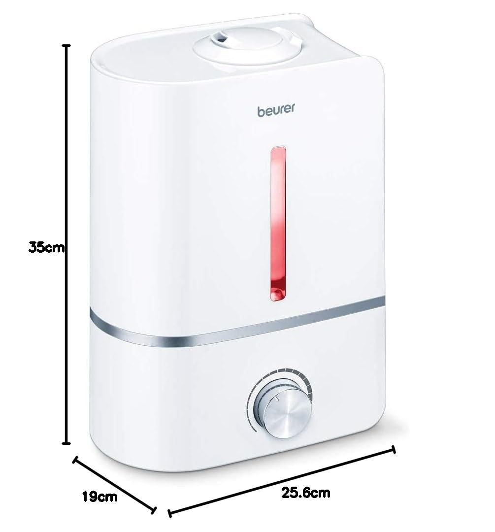 beurer-lb-45-luftbefeuchter-mit-ultraschall-verneblung-4-liter-tank-aromafunktio image 2