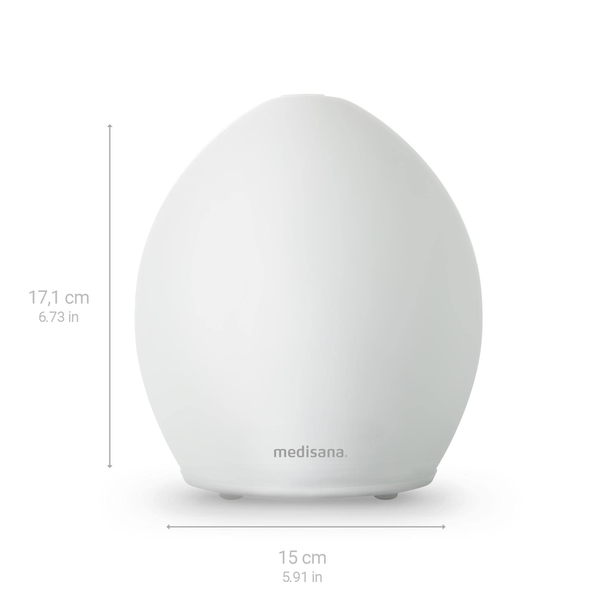 medisana-aroma-diffuser-ad-635-mit-wellnesslicht-in-6-farben-ultraschall-vernebl image 2