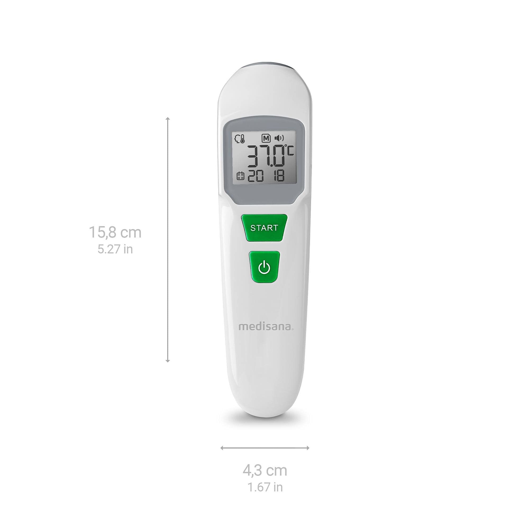 medisana-tm-762-digitales-stirnthermometer-infrarot-f-r-babys-kinder-und-erwachs image 2