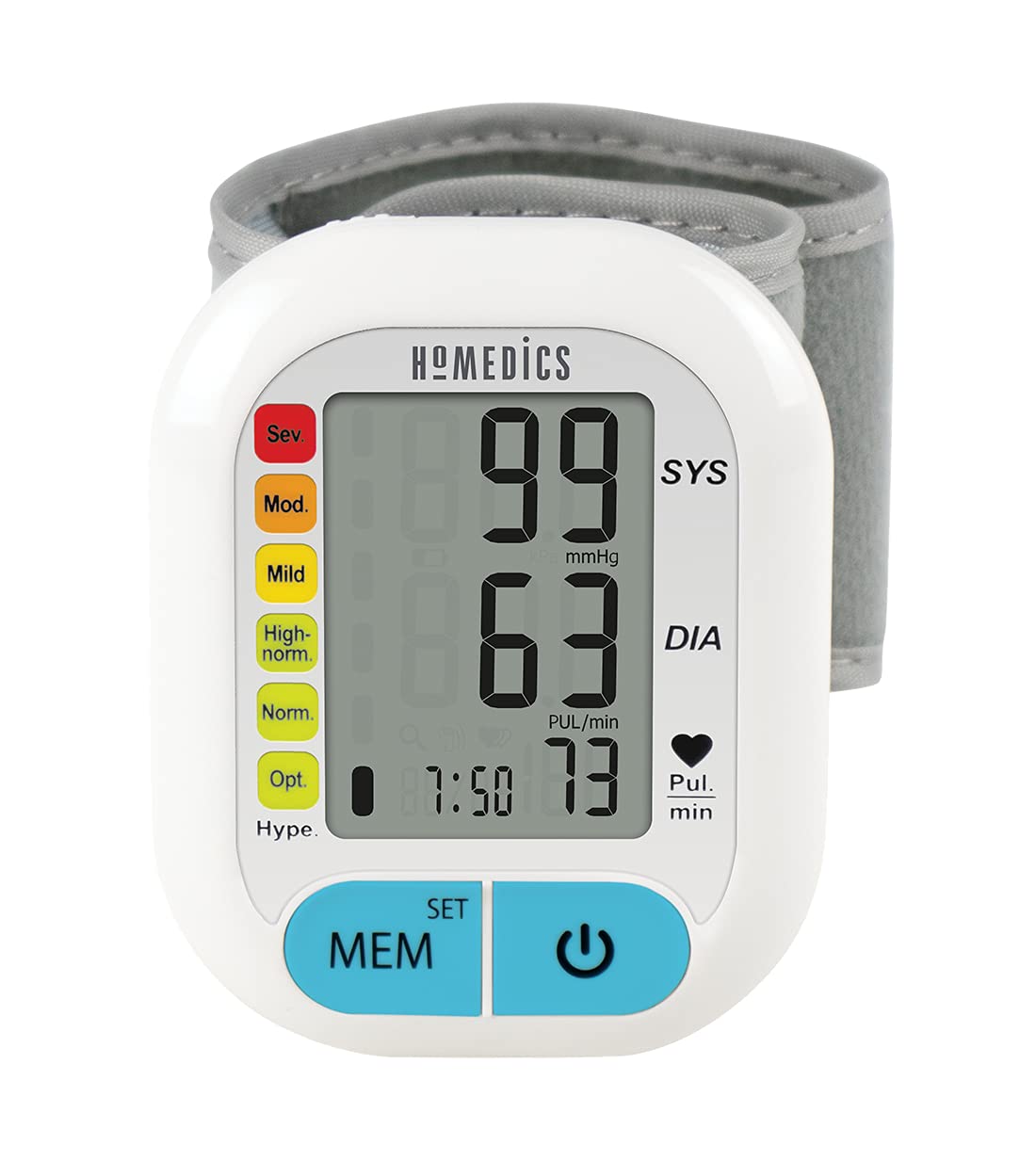 homedics-handgelenk-blutdruckmessger-t-mit-bluetooth-digitales-oberarm-blutdruck image 2
