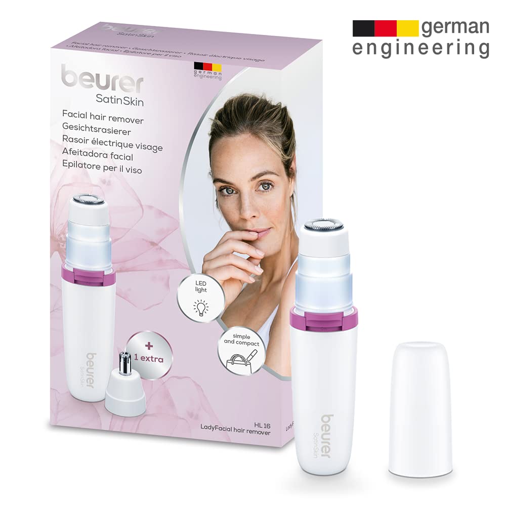 beurer-hl-16-gesichtsrasierer-f-r-damen-elektrischer-haarentferner-mit-led-licht image 6