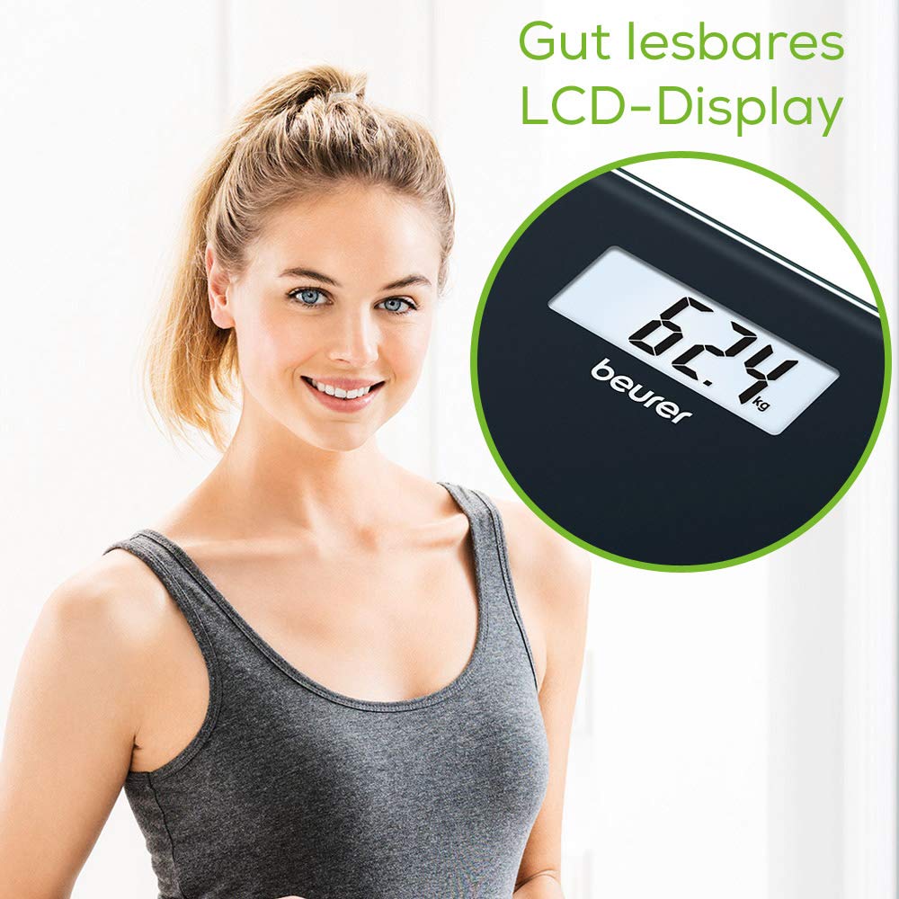 beurer-gs-10-black-personenwaage-aus-glas-mit-lcd-anzeige-180-kg-kapazit-t-moder image 2