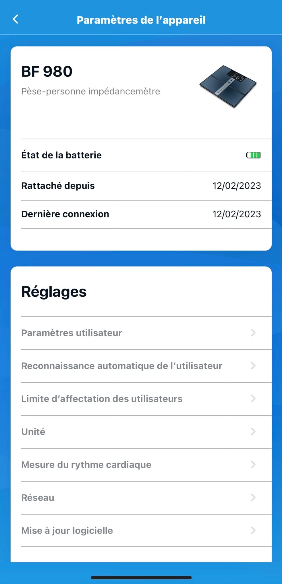 Tolle App, tolle Waage