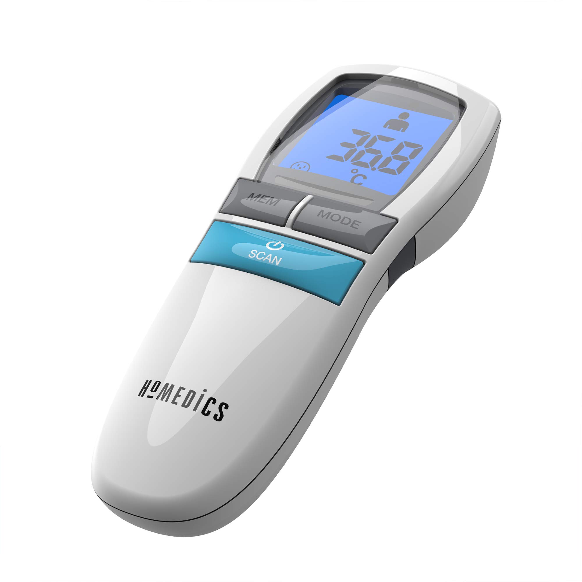 homedics-no-touch-infrarot-thermometer-kontaktlos-1-sekunden-messung-fieberalarm image 2