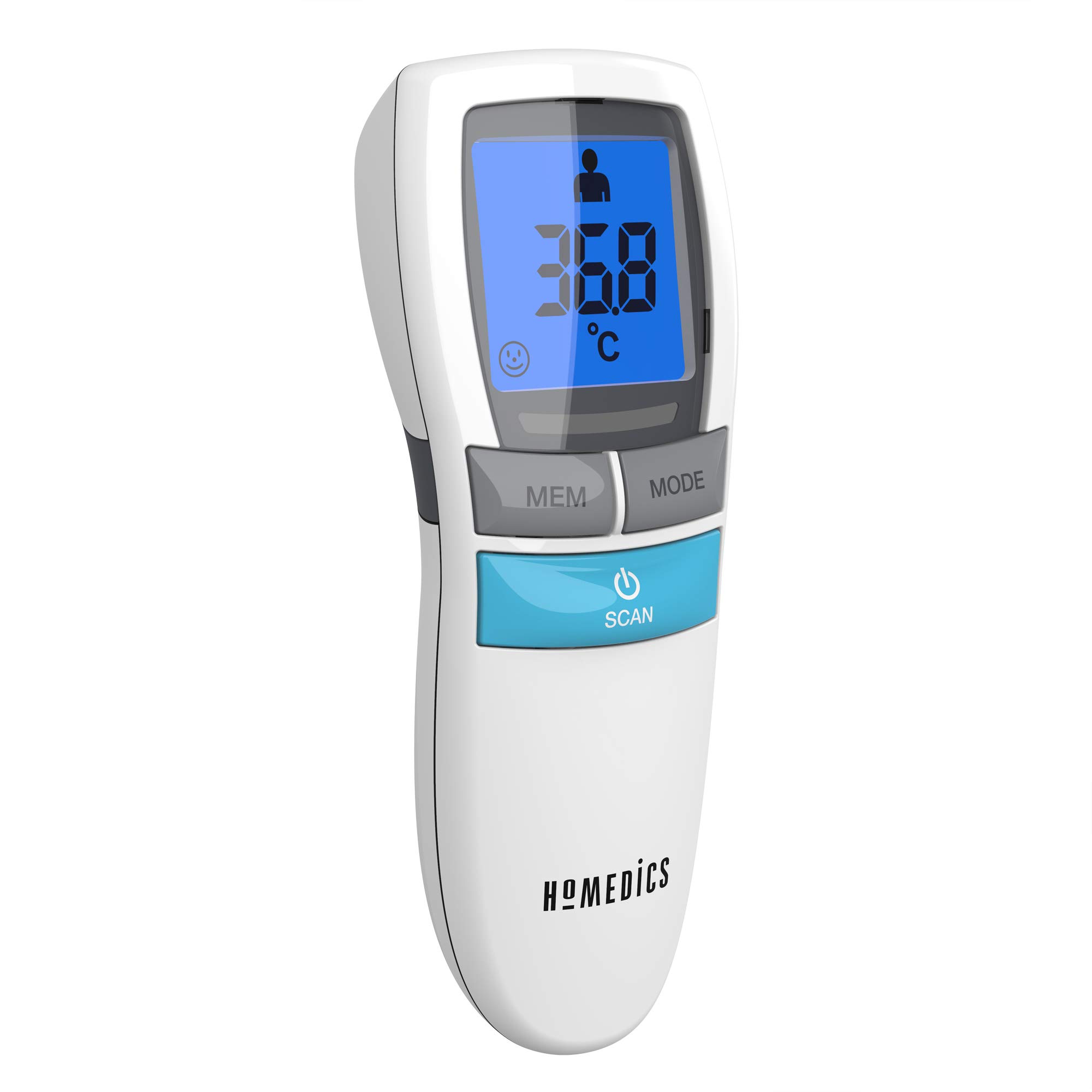 homedics-no-touch-infrarot-thermometer-kontaktlos-1-sekunden-messung-fieberalarm image 1