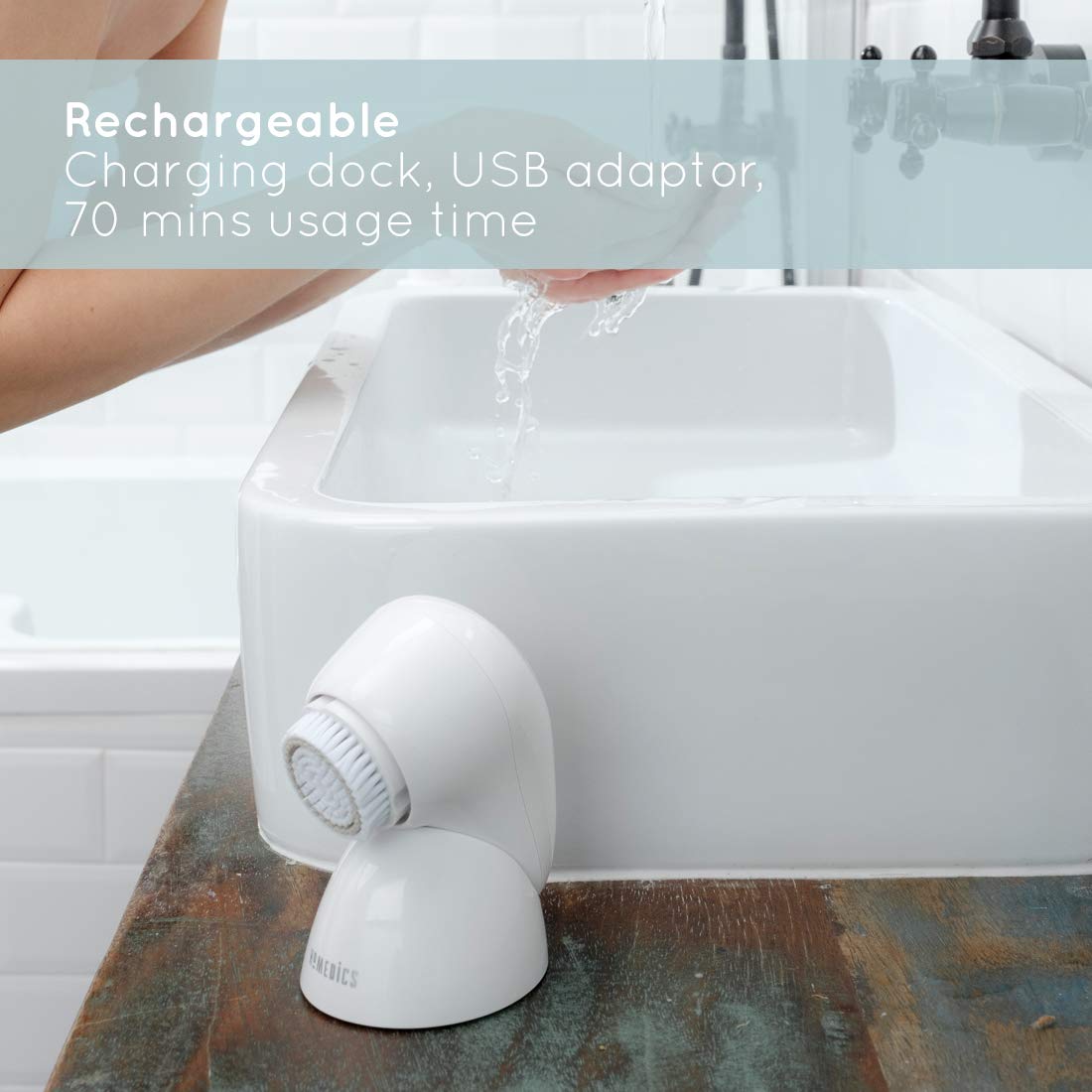 homedics-purete-gesichtsreinigungsb-rste-3d-impulse-mit-3-intensit-tsstufen-3-au image 6