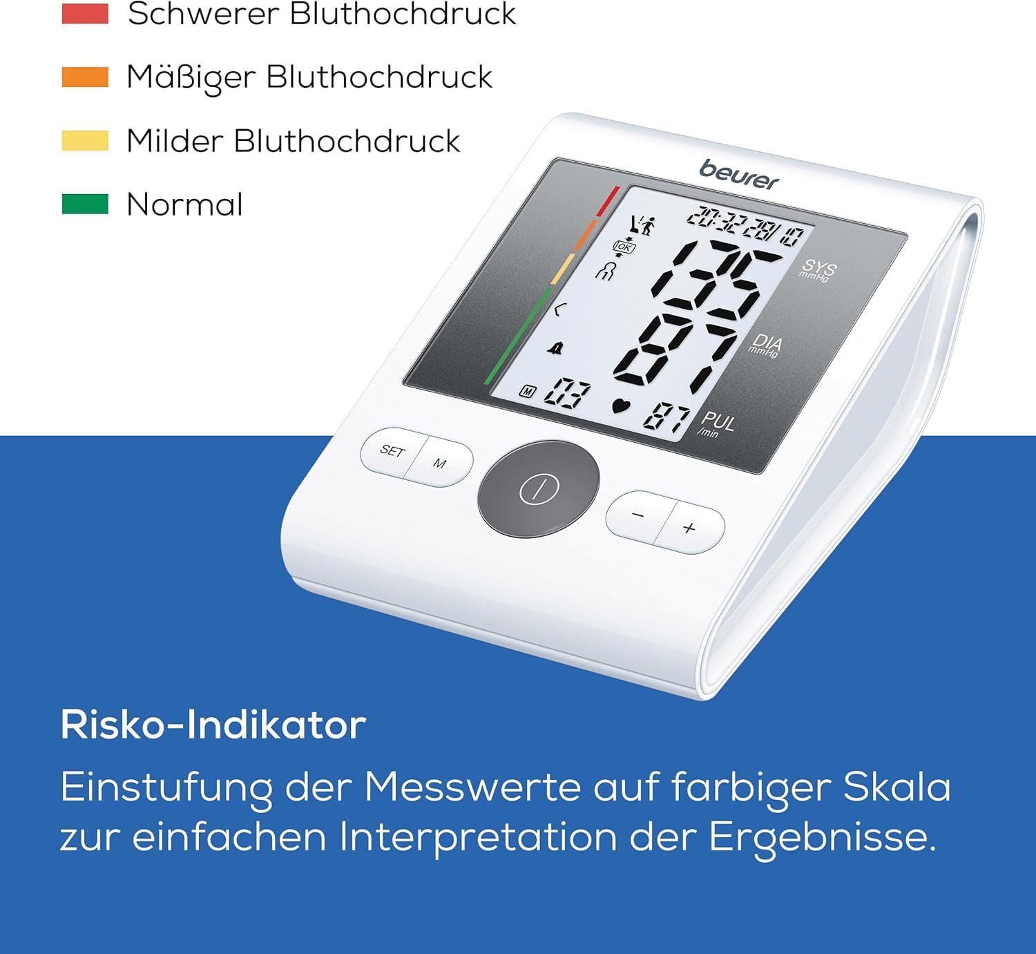 beurer-bm-28-oberarm-blutdruckmessger-t-mit-arrhythmie-erkennung-und-farbigem-ri image 5