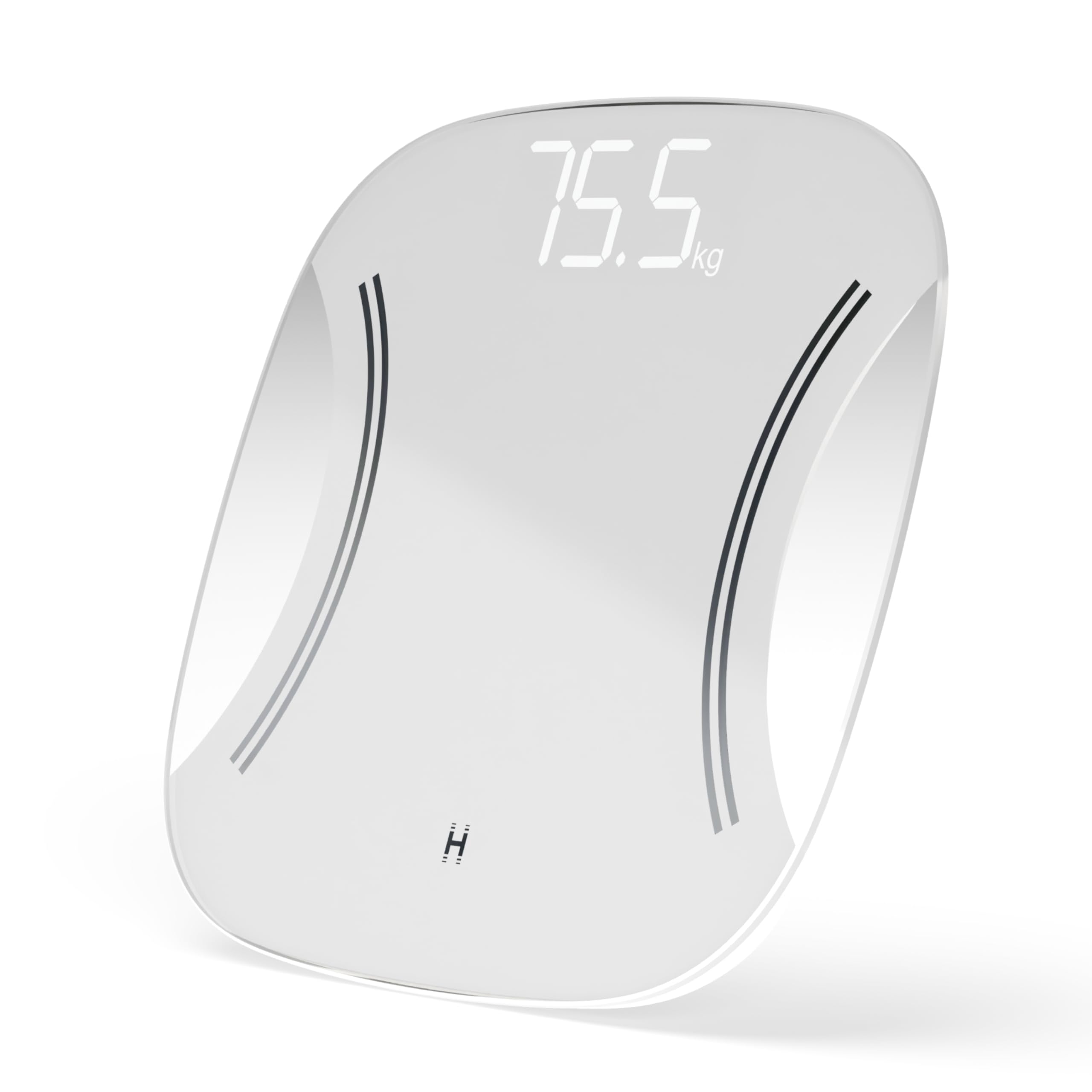 homedics-essentials-xl-display-digitale-personenwaage-mit-extra-gro-em-led-displ image 1