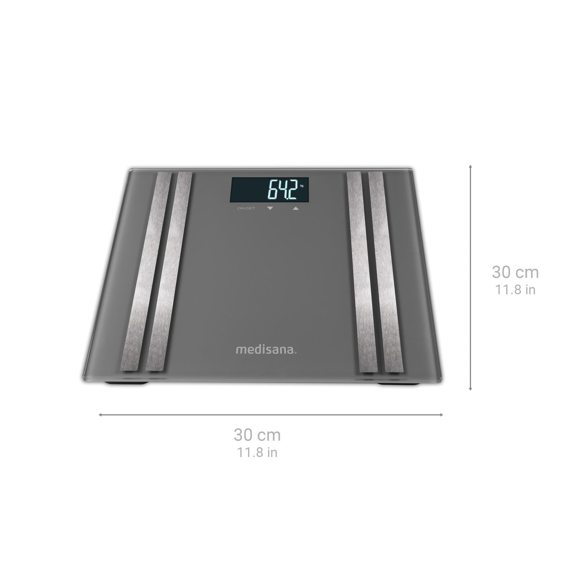 medisana-bs-476-k-rperanalysewaage-digitale-personenwaage-f-r-k-rperfett-muskelm image 2