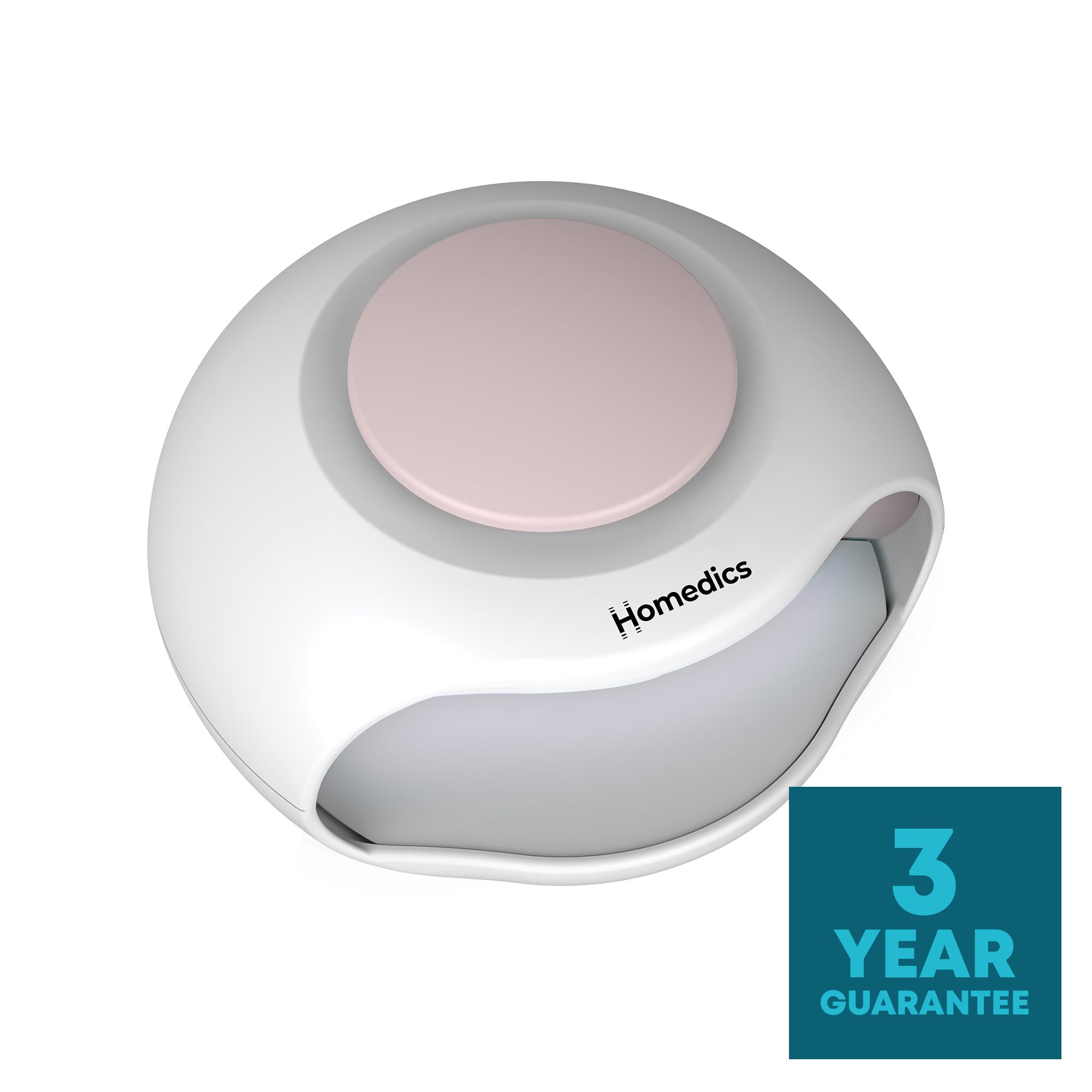 homedics-2-in-1-nageltrockner-mit-uv-lampe-und-l-fter-f-r-gel-acryl-normalen-nag image 2