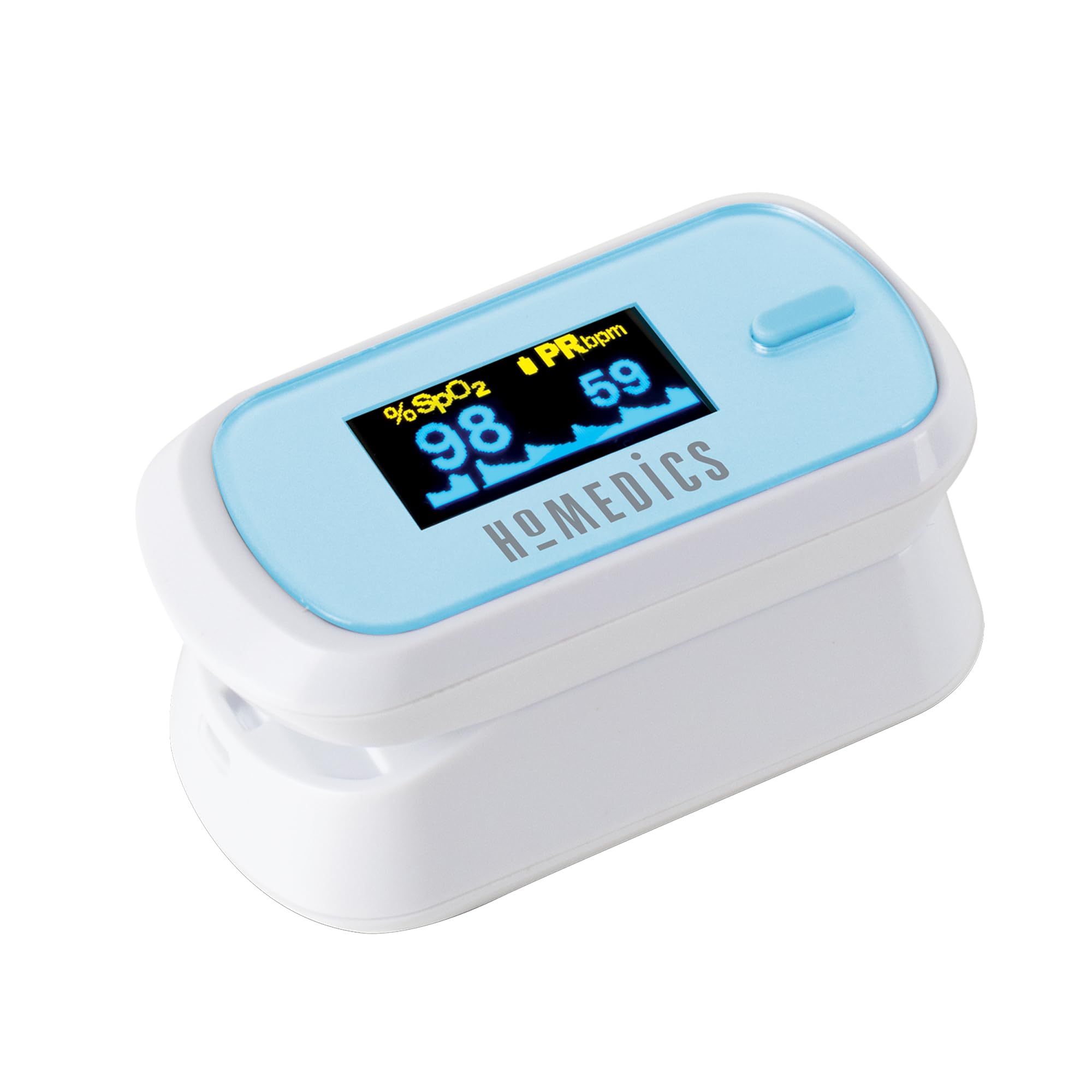 homedics-finger-pulsoximeter-spo2-blutsauerstoffmessger-t-mit-oled-display-f-r-e image 1