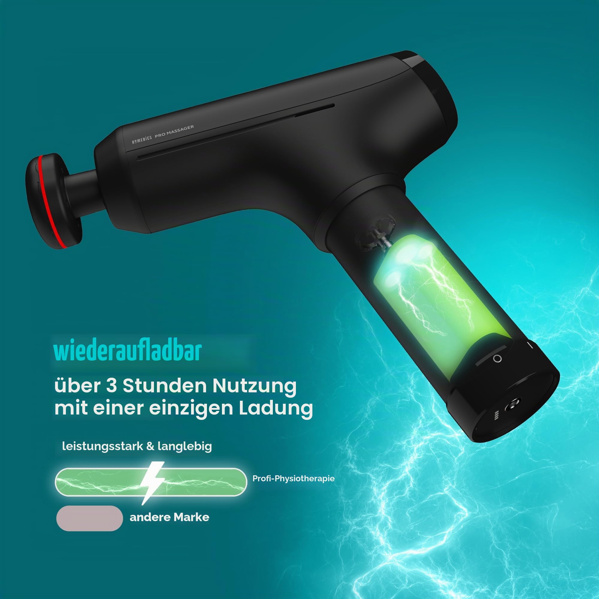 homedics-pro-physio-massage-gun-faszienpistole-mit-beheiztem-aufsatz-5-massagek- image 5