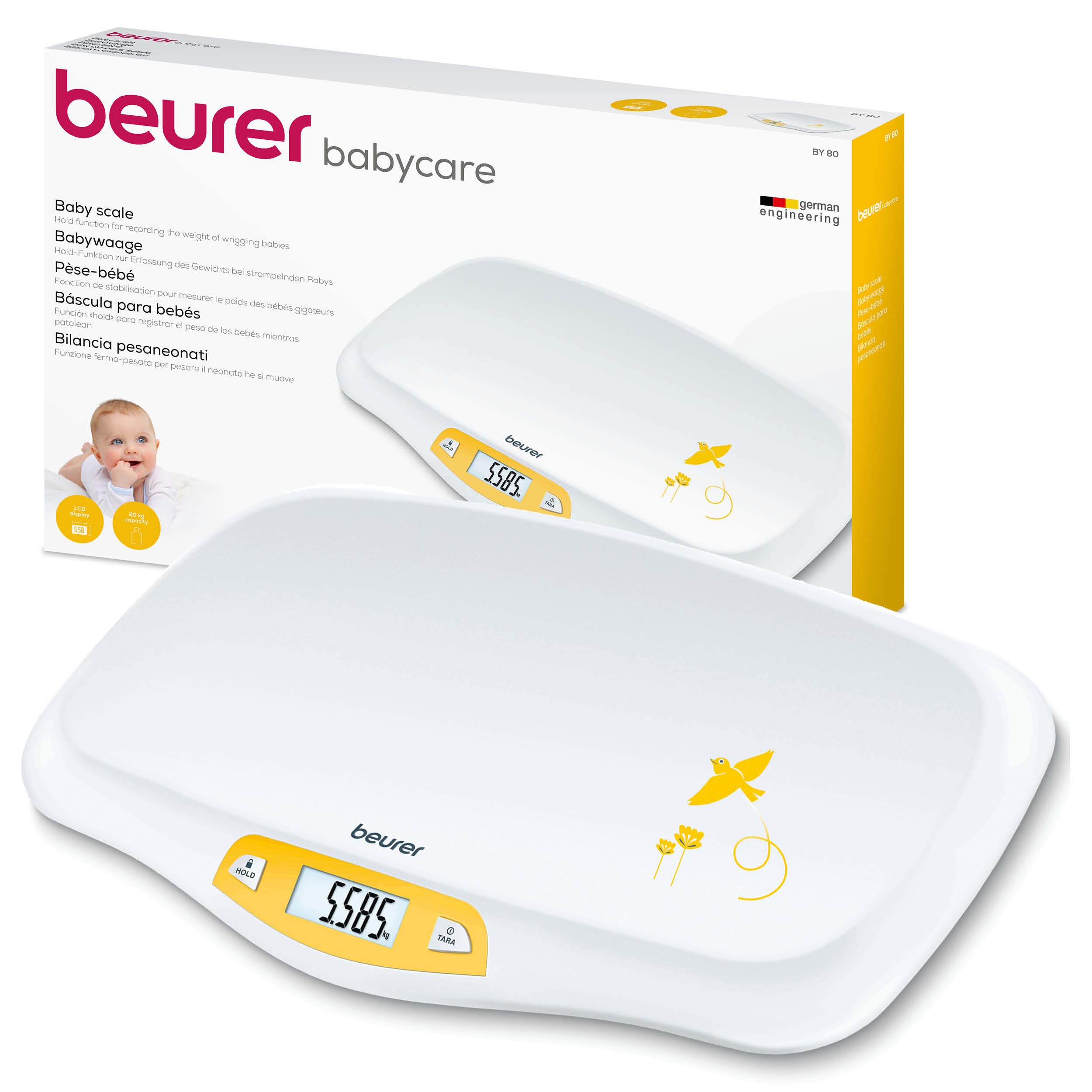 beurer-by-80-babywaage-mit-holdfunktion-und-tara-bis-20-kg image 1