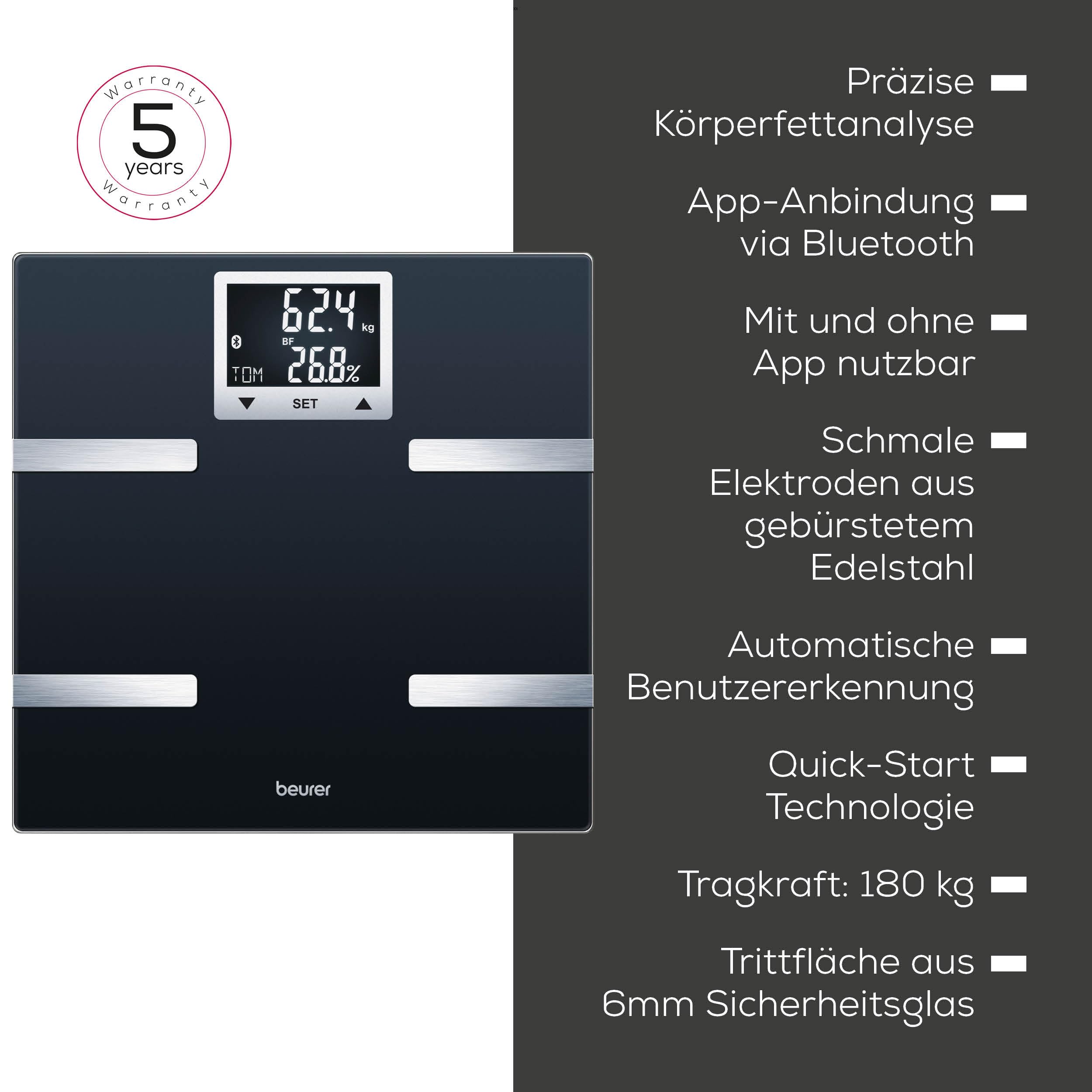 beurer-bf-720-diagnosewaage-mit-bluetooth-app-k-rperfett-muskel-und-kalorienmess image 6
