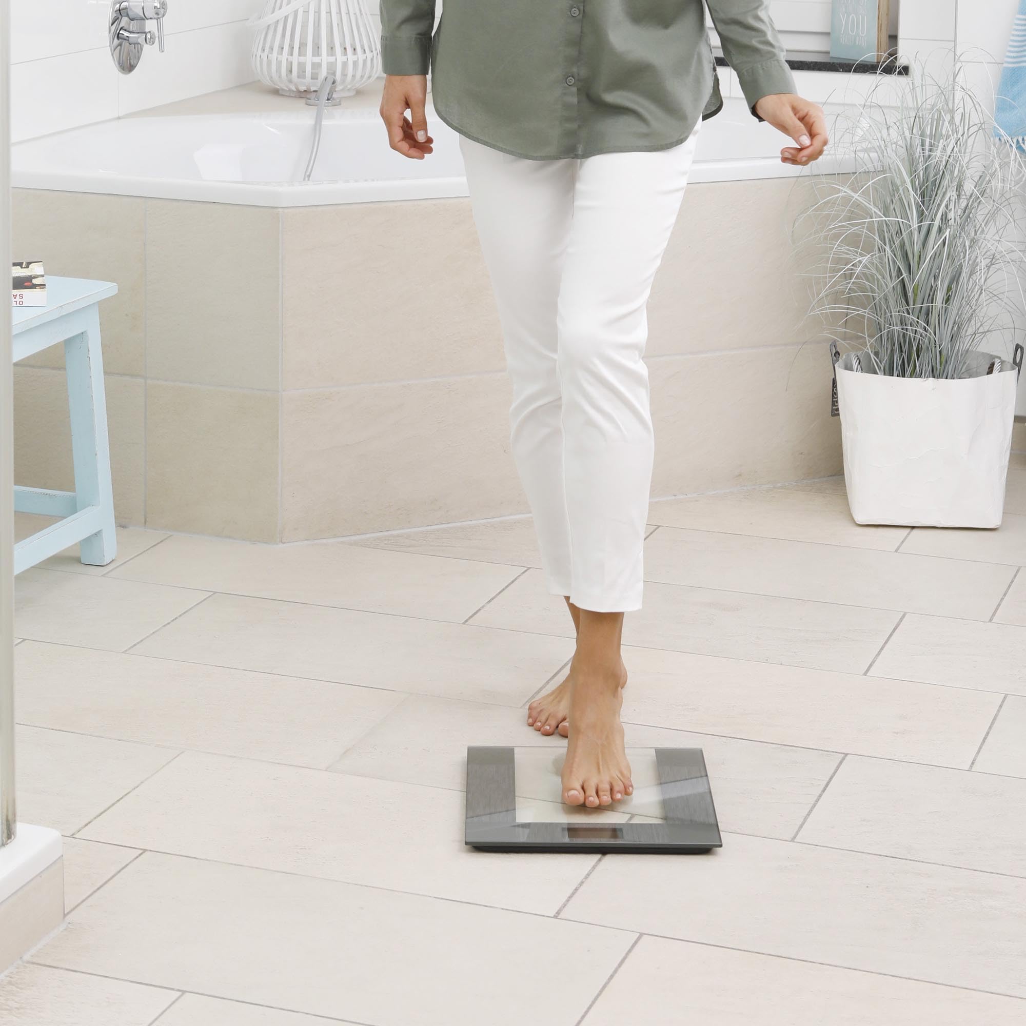 medisana-ps-400-personenwaage-digitale-badezimmerwaage-mit-step-on-funktion-hoch image 3