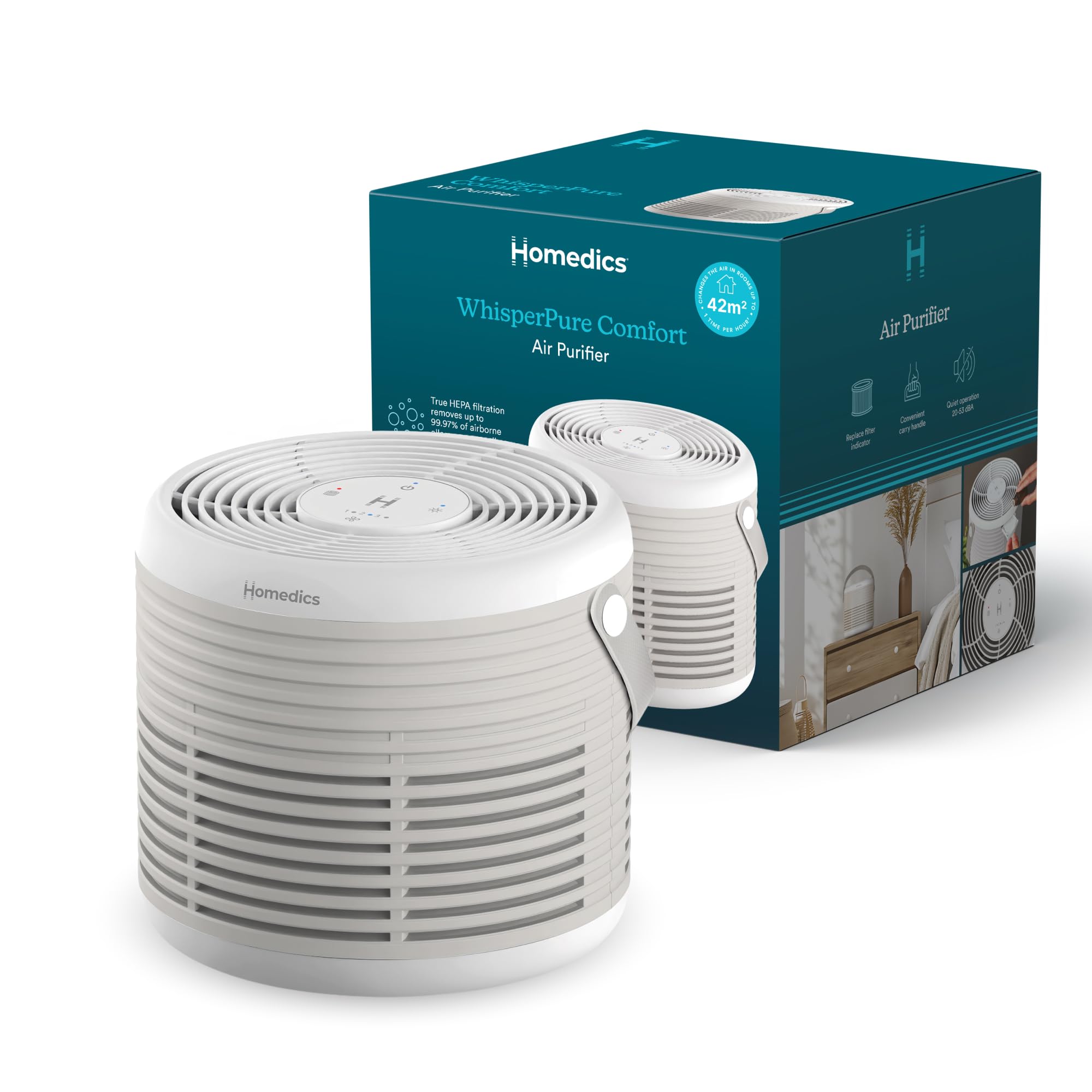 homedics-whisperpure-comfort-luftreiniger-mit-true-hepa-f-r-r-ume-bis-42-m-leise image 8