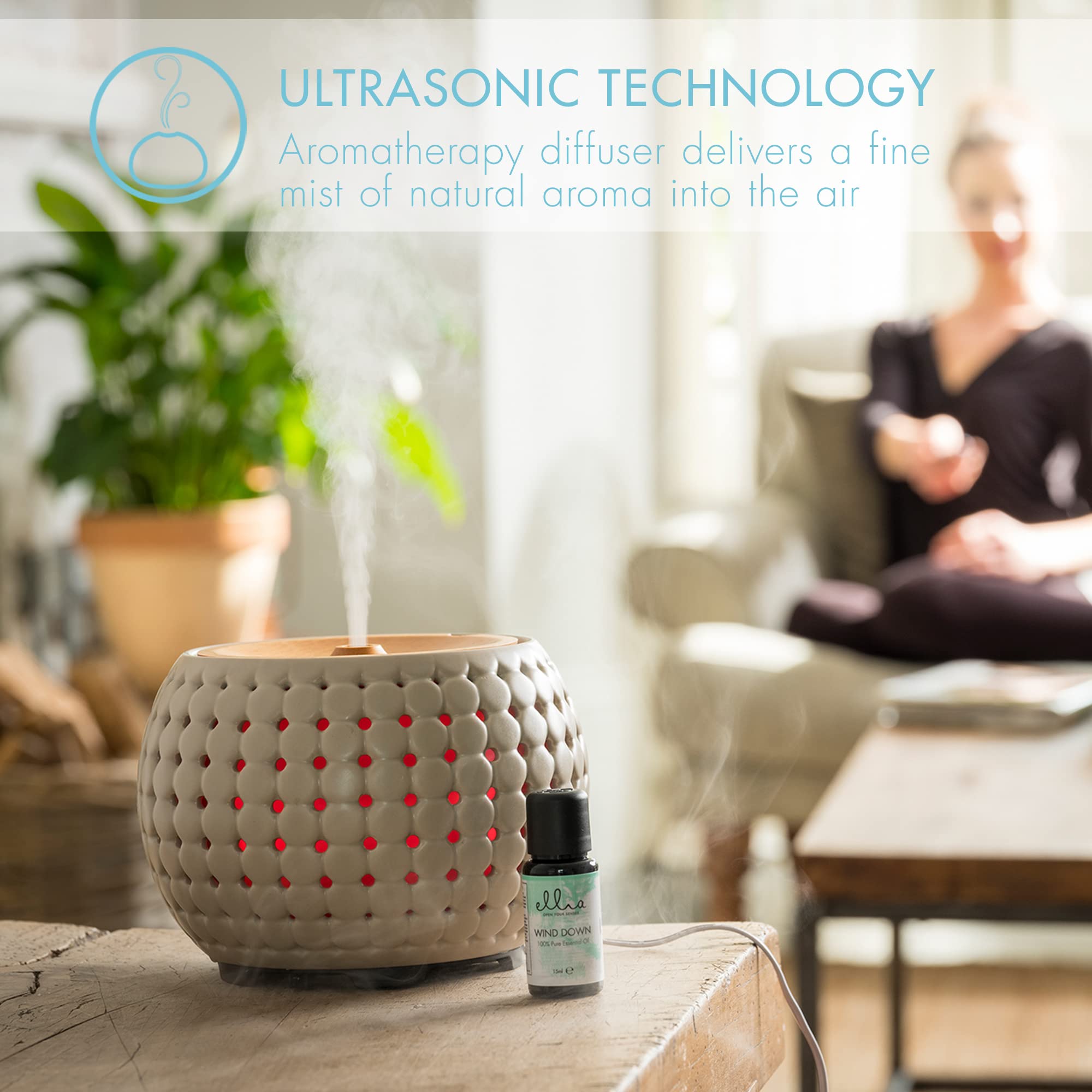 ellia-gather-ultraschall-aroma-diffuser-170ml-mit-fernbedienung-und-led-licht image 4