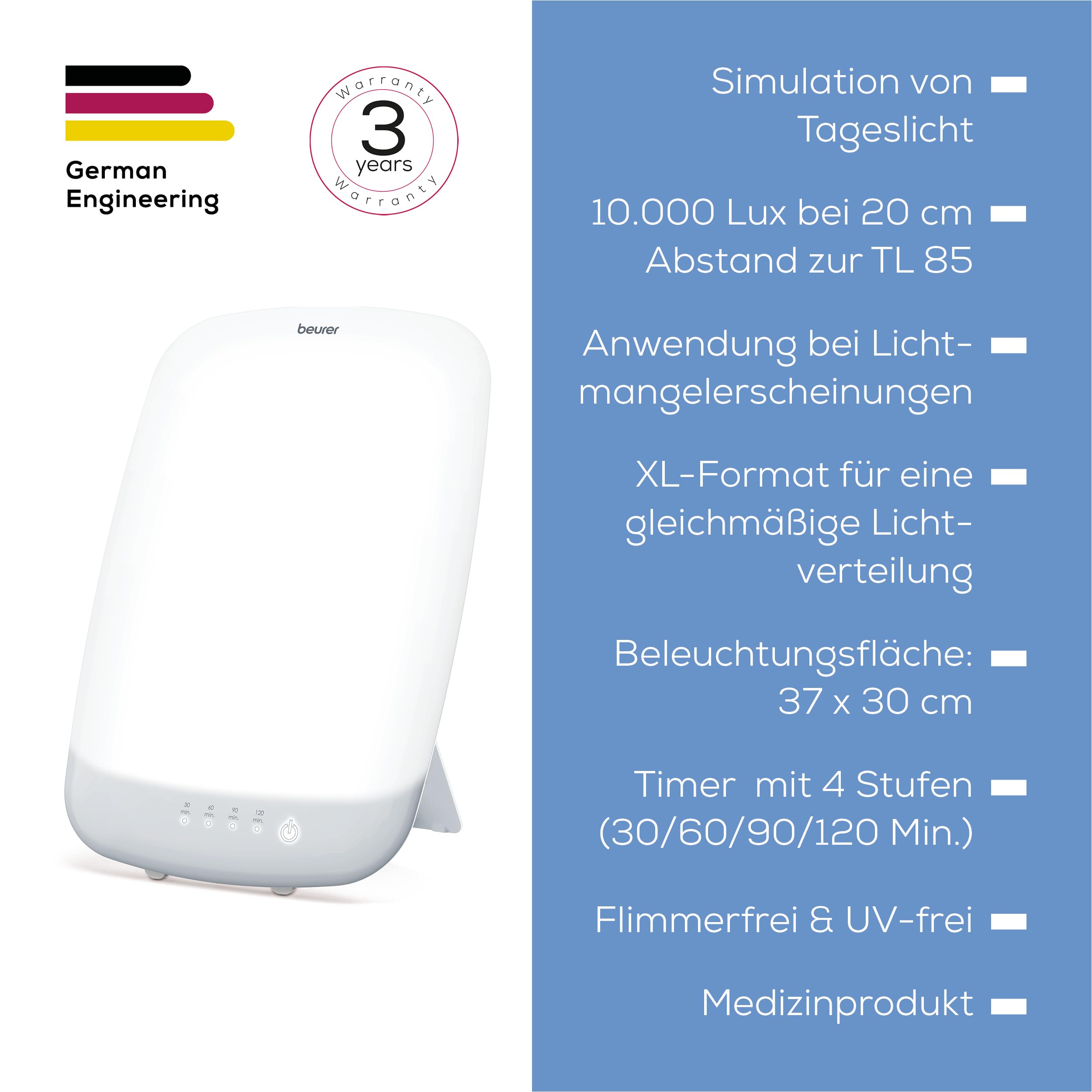 beurer-tl-85-tageslichtlampe-stiftung-warentest-testsieger-mit-14-000-lux-und-ti image 6