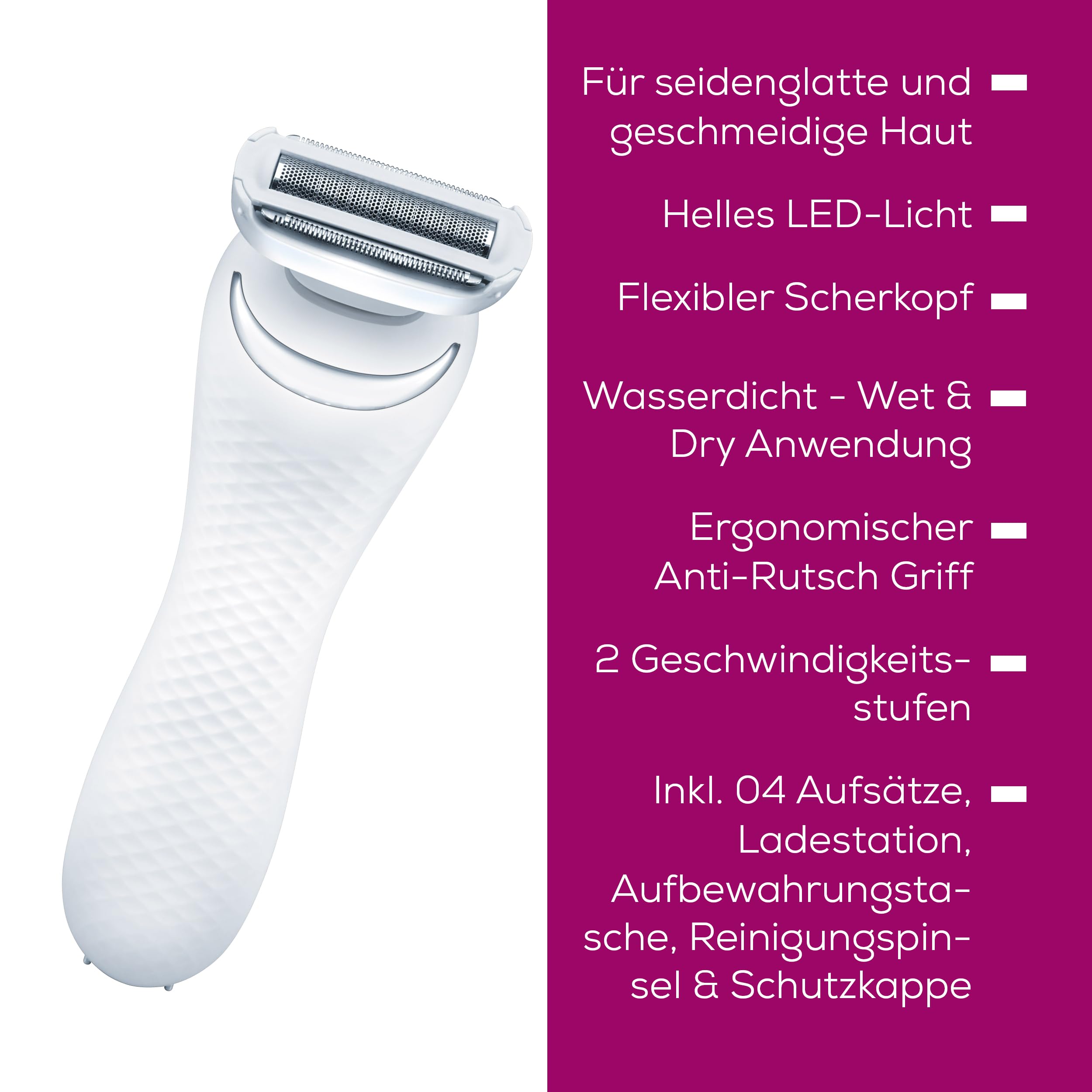 beurer-hl-36-rasierer-f-r-frauen-elektrischer-nass-und-trockenrasierer-4-aufs-tz image 6