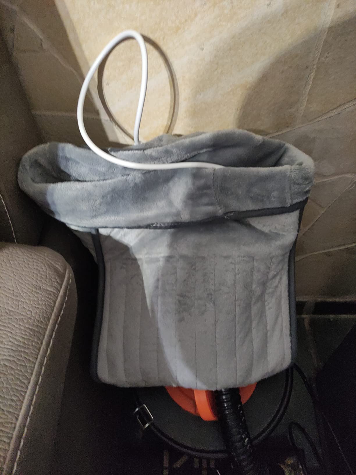 Gute Wärme, aber das Kabel stört etwas