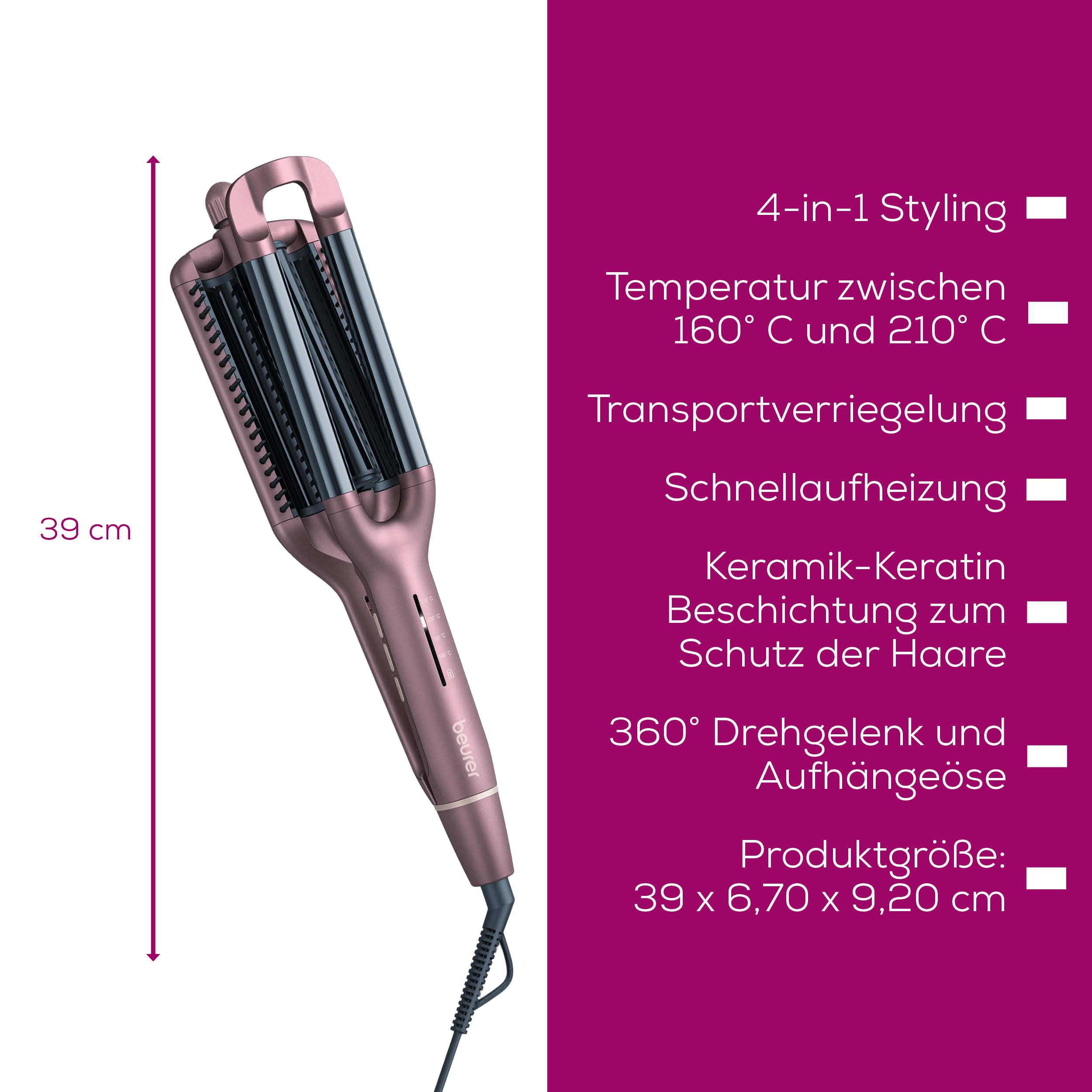 beurer-ht-65-welleneisen-mit-keramik-keratin-beschichtung-4-styles-160-210-c-jet image 7