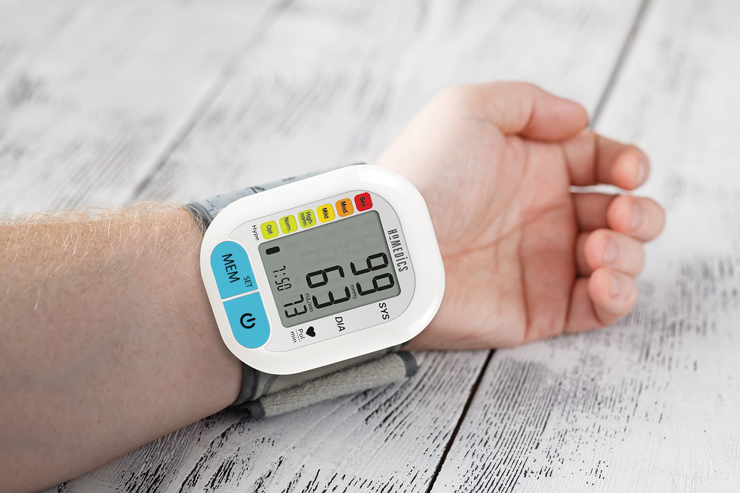 homedics-handgelenk-blutdruckmessger-t-mit-bluetooth-digitales-oberarm-blutdruck image 5