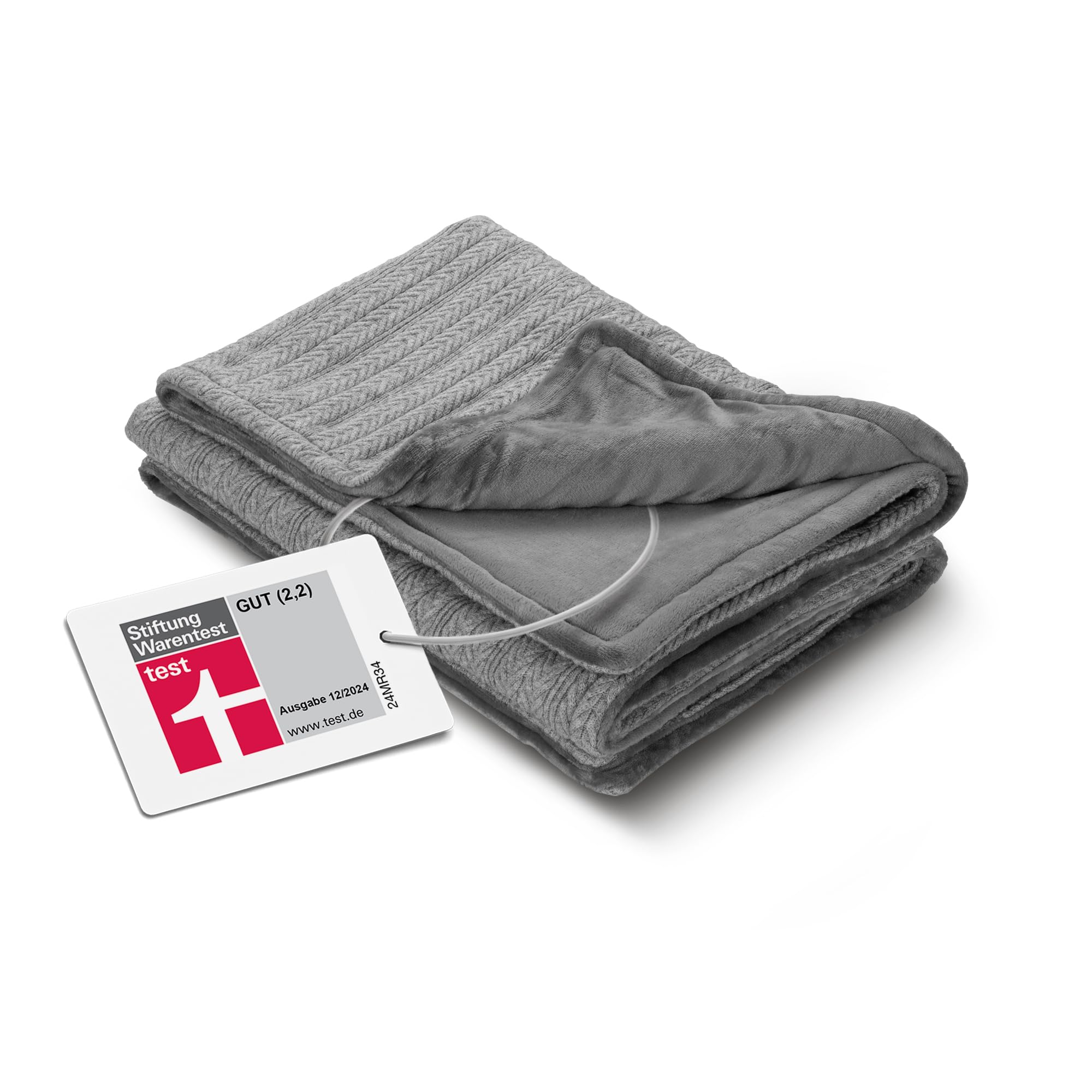 medisana-hb-680-kuschelheizdecke-im-strickmuster-mit-3-temperaturstufen-waschbar image 1